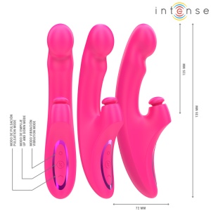 Vibrator Multifuncțional Emi 3 în 1, 10 Moduri de Vibrație, Roz - Img 2