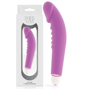 Vibrator Versatil Dolce Vita Mov cu Husă Detașabilă din Silicon - Img 3