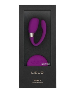 Aparat de Masaj pentru Cupluri Lelo Tiani 3 Insignia – Mov, Telecomandă SenseMotion™, IP68, USB - Img 3