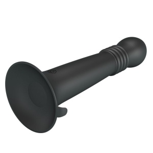 Aparat de masaj rotativ și de împingere Pretty Love Stella din silicon, cu ventuză, reîncărcabil USB, Negru - Img 6