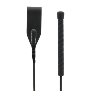 Cravașă BDSM Neagră 45 cm - Darkness Fetish Black Whip - Img 2