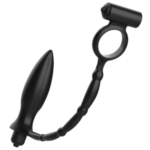 Dop Anal cu Inel Vibrator ADDICTED TOYS – Flexibil, Waterproof, Ergonomic