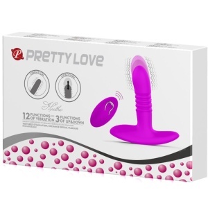 Dop Anal cu Vibrații și Mișcare Up-and-Down Heather – Telecomandă, Ventuză, USB - Img 7