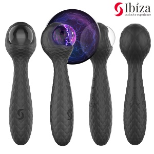 Ibiza – Vibrator Lux cu Dublă Stimulare și Sferă Plasmă Luminoasă (10 Moduri, IPX6, Reîncărcabil USB) - Img 2