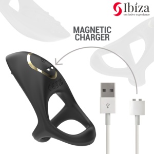 Inel Multisenzorial cu 10 Vibrații – Reîncărcabil Magnetic, IPX7 și Silicon Premium - Img 2