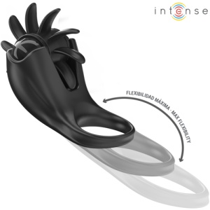 Inel Vibrator MABEL cu Stimulator Clitoridian – 10 Moduri de Vibrație, USB