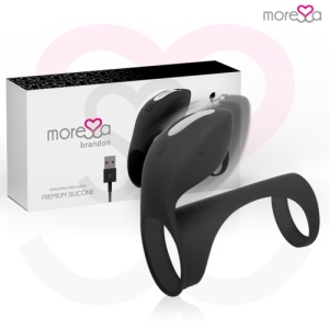 Inel Vibrator MORESSA Brandon cu Capac – Stimulator Clitoridian, Reîncărcabil USB