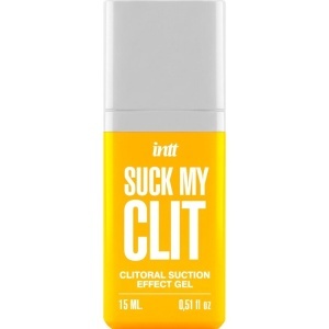 INTT – Gel Stimulator „Sugge-mi Clitul” (Mango Tropical): Efect de Sucție și Vibrații, 15 ml - Img 3