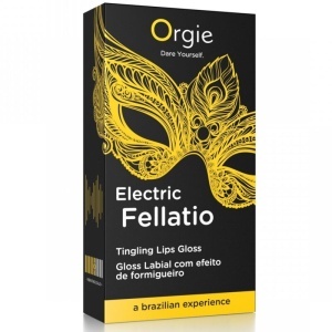 Luciu de Buze Vibrant Orgie Electric Fellatio 10ml - Img 2