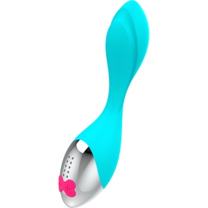 Mini vibrator Happy Loky din silicon, cu relief pentru punctul G, reîncărcabil USB, T - Img 2