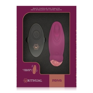 Oul Vibrator cu Telecomandă pentru Punctul G Rithual Priya - 10 Moduri, Două Motoare, IPX5, USB - Img 5