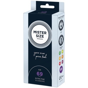 Prezervative XXXL Mister Size 69 mm – Pachet 10 bucăți
