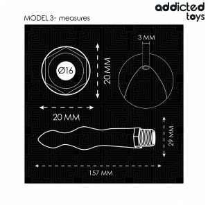 Sondă de Curățare Anală cu Adaptor Universal pentru Duș Addicted Toys – Model 3 din Silicon Super-Moale (15.7 cm) - Img 6