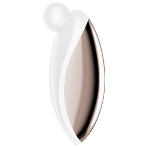Stimulator Clitoridian Lay-On Satisfyer Spot On 2 - Alb, 12 Vibrații, IPX7, USB Magnetic - Img 2