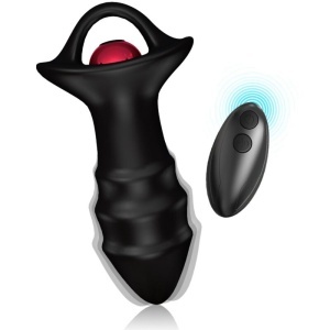 Vibrator Digital pentru Deget și Plug Anal Kylin – Stimulare Dublă, 9 Moduri de Vibrație și Telecomandă Wireless