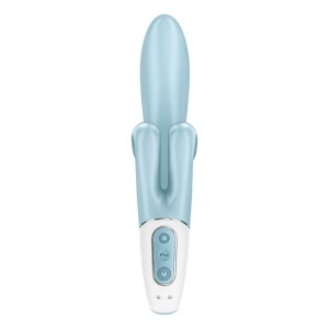 Vibrator Iepure cu Tehnologie Air Pulse Satisfyer Touch Me Albastru – 3 Motoare, IPX7, USB, Garanție 15 Ani - Img 4