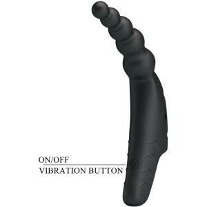 Vibrator pentru deget Jordin din silicon, cu nervuri și reîncărcabil USB, 10 moduri de vibrație, Negru - Img 4
