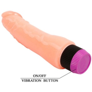 Vibrator Realist și Flexibil Flesh Natural – 24 cm, Viteze Multiple - Img 5