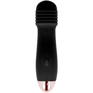 Vibrator reîncărcabil Trei Dolce Vita din silicon, 7 viteze de vibrație, Negru - Img 2