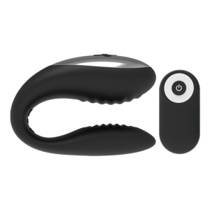 Brilly Glam - Vibrator pentru Cupluri cu Telecomandă, Negru - Img 2
