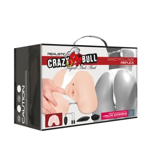 Bust Realist Premium Crazy Bull cu Vagin, Anus și Vibrații Controlate prin Telecomandă - Img 6