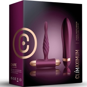 Climaximum - Dare Kit cu vibrator răsucit și dop anal pentru începători - Img 3