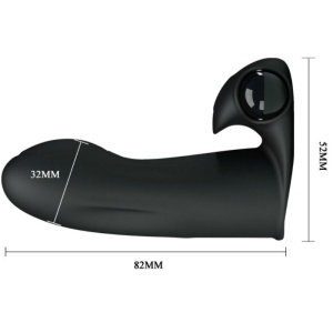 Degetar stimulator Adonis din silicon, mini vibrator pentru cuplu și clitoris - Img 7