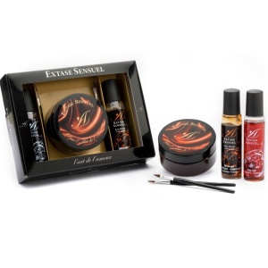 Extase Sensual – Kit „Ciocolată Afrodisiacă”: Răsfăț și Creativitate (5 Piese)