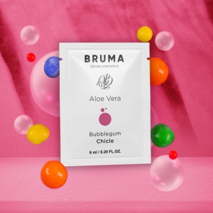 Gel Lubrifiant BRUMA – Aloe Vera & Aromă de Bubblegum, 6 ml (Format Voiaj) - Img 3
