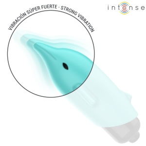 Mini Vibrator Albastru Reîncărcabil - Dolphin Blue - Img 2