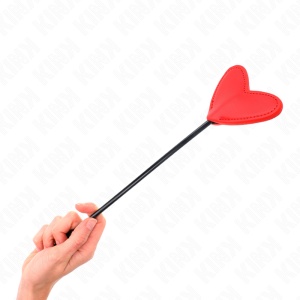 Paletă BDSM în Formă de Inimă Roșie – KINK 33 x 10 cm - Img 1
