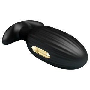 Plug Anal cu Electroșocuri și Vibrații Jefferson E-Stim – Silicon Premium, Control prin Aplicație și Conector la 90 de Grade (Negru) - Img 7