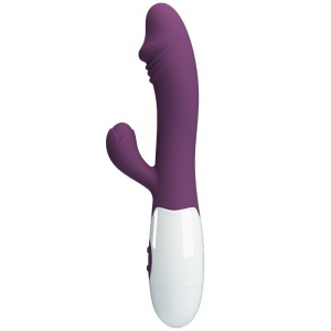 Pretty Love – Vibrator Dublu „Snappy” pentru Punctul G și Clitoris (Mov, 30 Funcții) - Img 4