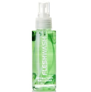 Soluție de Curățare Fleshlight Wash 100 ml – Spray Antibacterian pentru Jucării Erotice și Fleshlight