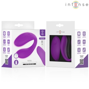 Stimulator Vibrant Dual INTENSE Nora Mov – Cu Clemă Ergonomică și Telecomandă - Img 3