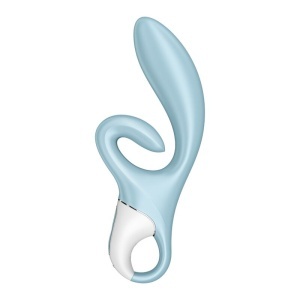 Vibrator Iepure cu Tehnologie Air Pulse Satisfyer Touch Me Albastru – 3 Motoare, IPX7, USB, Garanție 15 Ani
