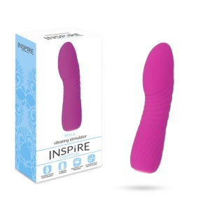 Vibrator pentru Punctul G Inspire Myla, Travel – Liliac, 12 Vibrații, Impermeabil, USB