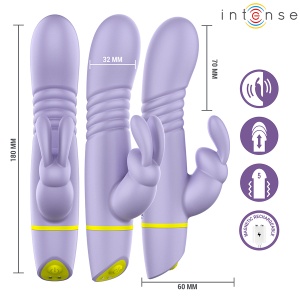Vibrator Rabbit cu Mișcare de Împingere (Puls, 5 Vibrații, Silicon Ultra-Moale, USB Magnetic) - Img 4