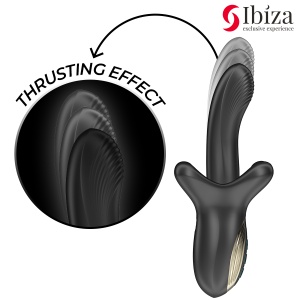 Vibrator rotativ premium IBIZA cu 3 motoare, rotație și funcție de „mușcătură” - Img 3
