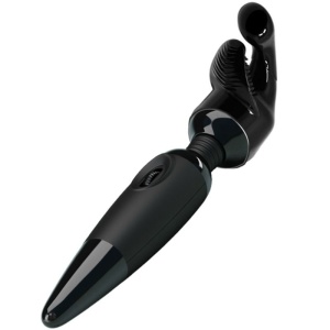 Aparat de Masaj Magic Wand Sensual cu Capete Interschimbabile și Accesorii – 100% Silicon, Multi-Viteză - Img 2