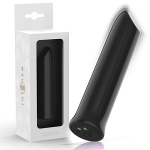Bullet Vibrator Reîncărcabil cu 10 Moduri - INTENSE TODRICK Black