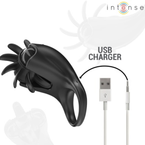 Inel Vibrator MABEL cu Stimulator Clitoridian – 10 Moduri de Vibrație, USB - Img 5