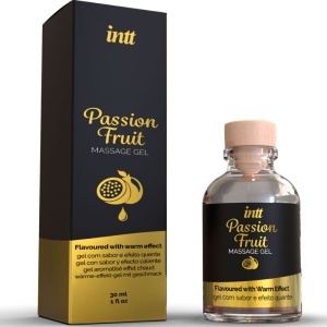 INTT Fructul Pasiunii – Gel de Masaj Sărutabil cu Efect de Încălzire, 100 ml