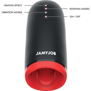 Masturbator SPIN-X cu Încălzire și Rotire – Reîncărcabil, Waterproof