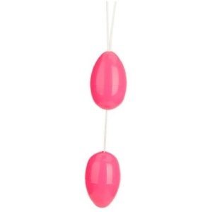 Perle Anale Roz cu Efect Vibrator