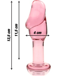 Plug Anal din Sticlă Borosilicată Ibiza Nebula – Inserție Fină și Jocuri Termice (12.5 cm) - Img 6