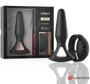 Plug Anal Vibrant Anbiguo Alexandru WATCHME – Din Silicon Medical, cu Ceas Inteligent pentru Control de la Distanță, 7 Moduri și Intensitate Reglabilă (13.6 cm)