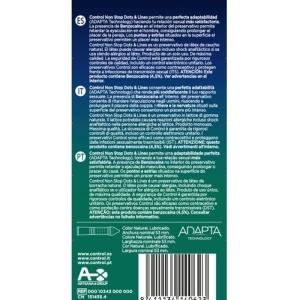 Prezervative cu Textură și Efect Retardant Control Nonstop Dots & Lines – Pachet 12 bucăți - Img 2