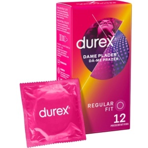 Prezervative Texturate Durex Dame Placer (Pleasureme) – Pachet 12 bucăți