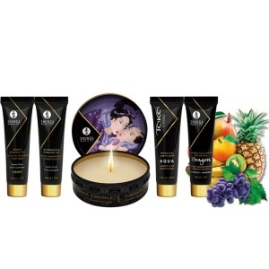 Shunga – Kit Secret Geisha: Ediție Specială Fructe Exotice, 5 Piese